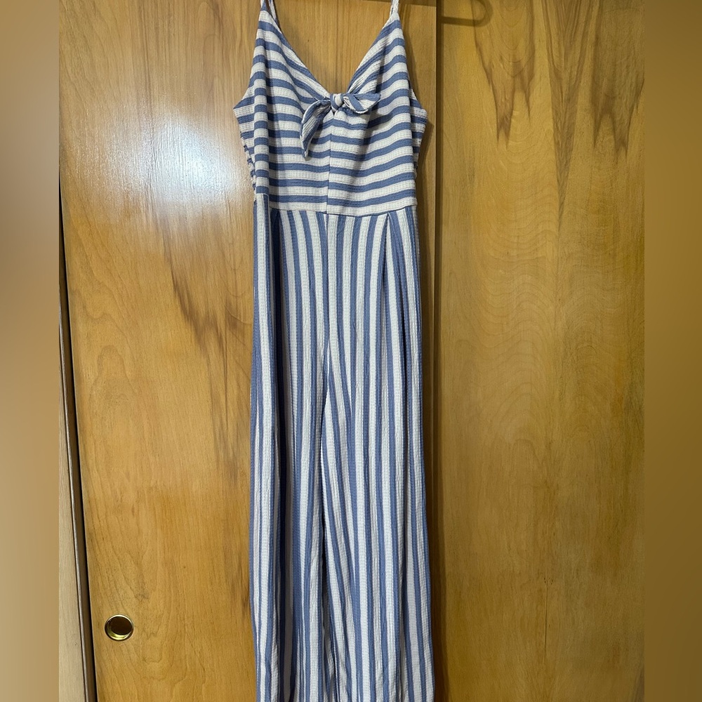 Striped jumpsuit